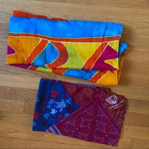 2 NWOT scarves- oversized cotton & standard size